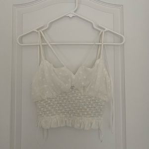 White Crop Top